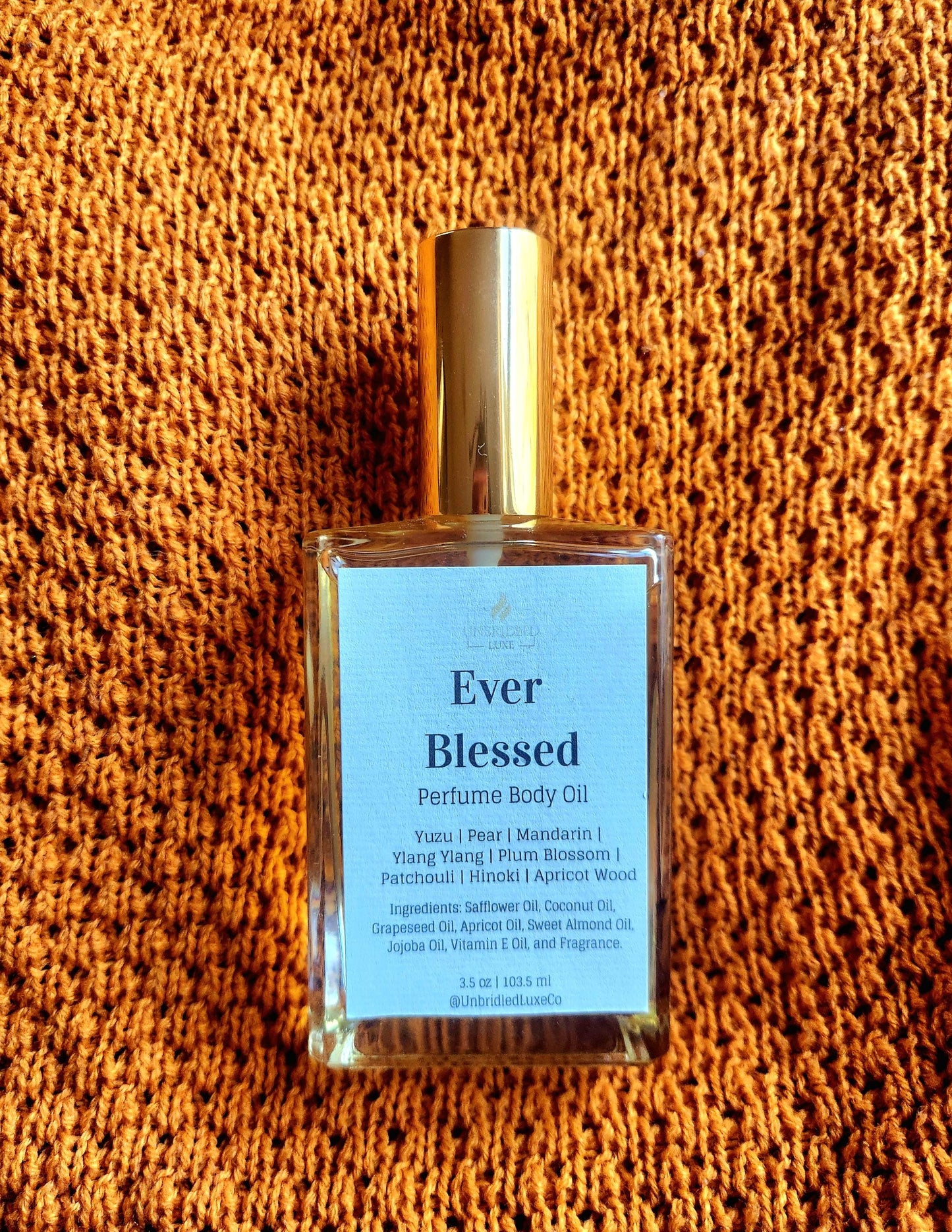 3.5 oz Perfume Body Oil ~ Delightfully Yours