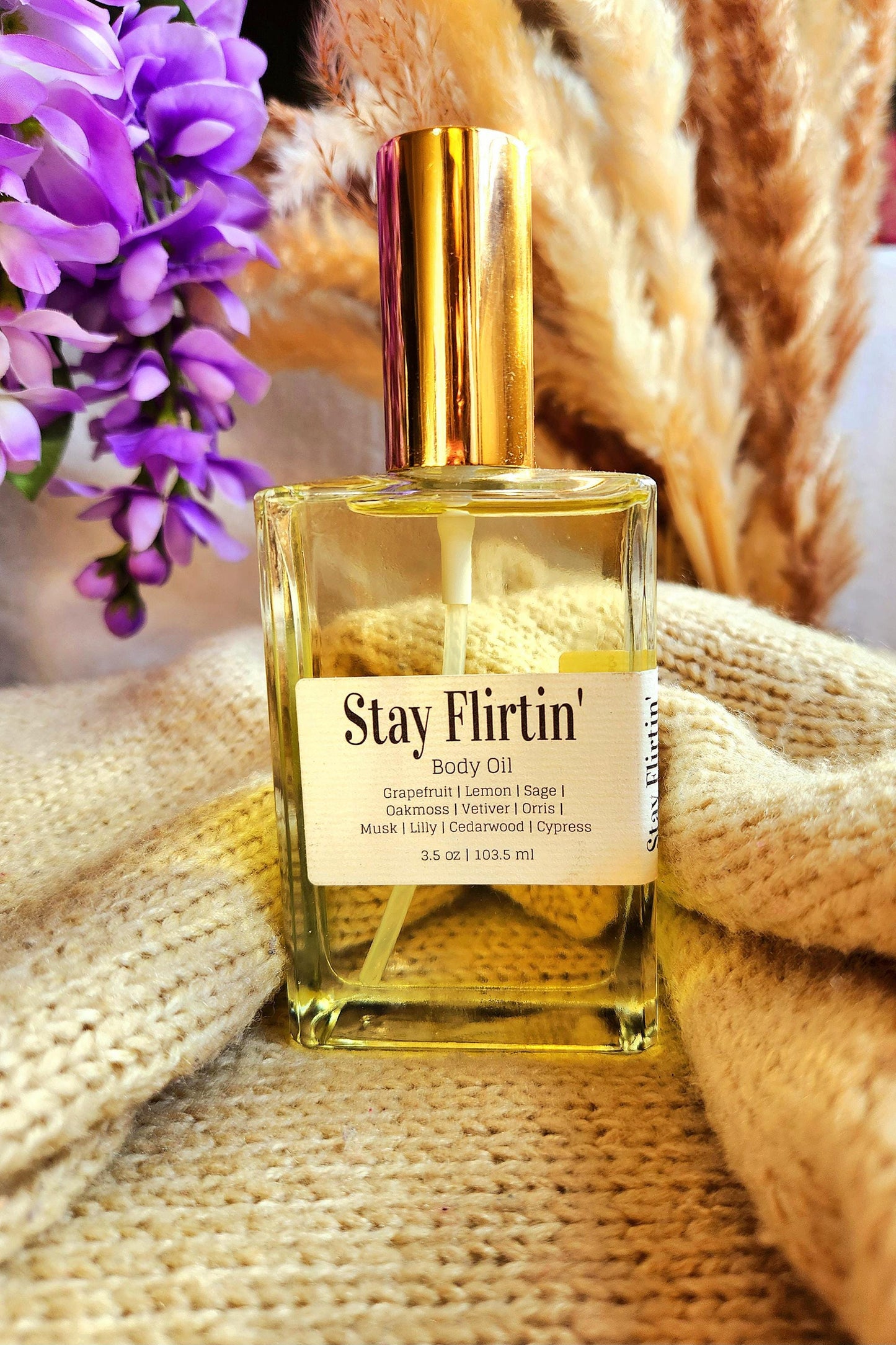 3.5 oz Perfume Body Oil ~ Delightfully Yours