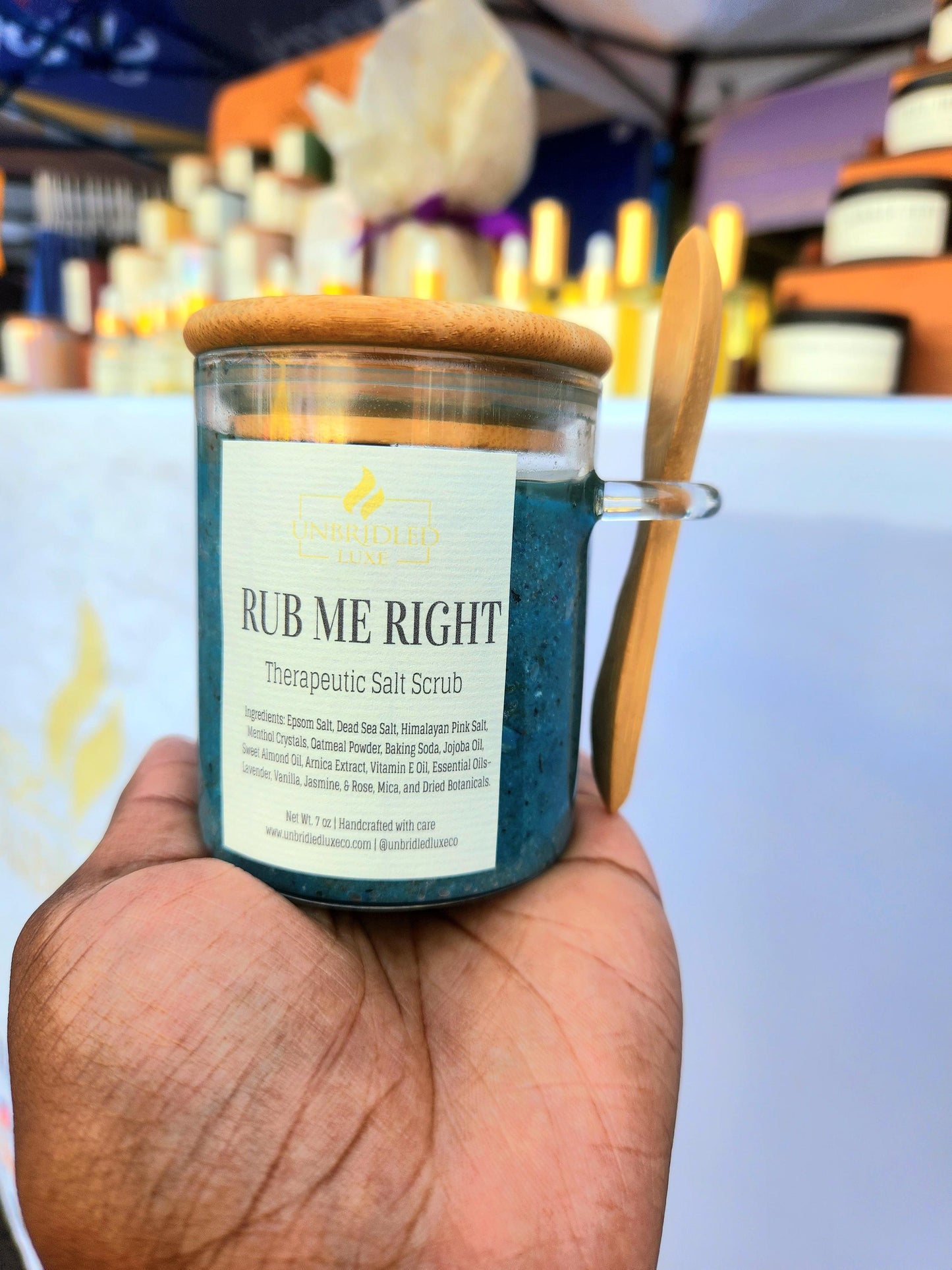 7 oz Rub Me Right Salt Scrub