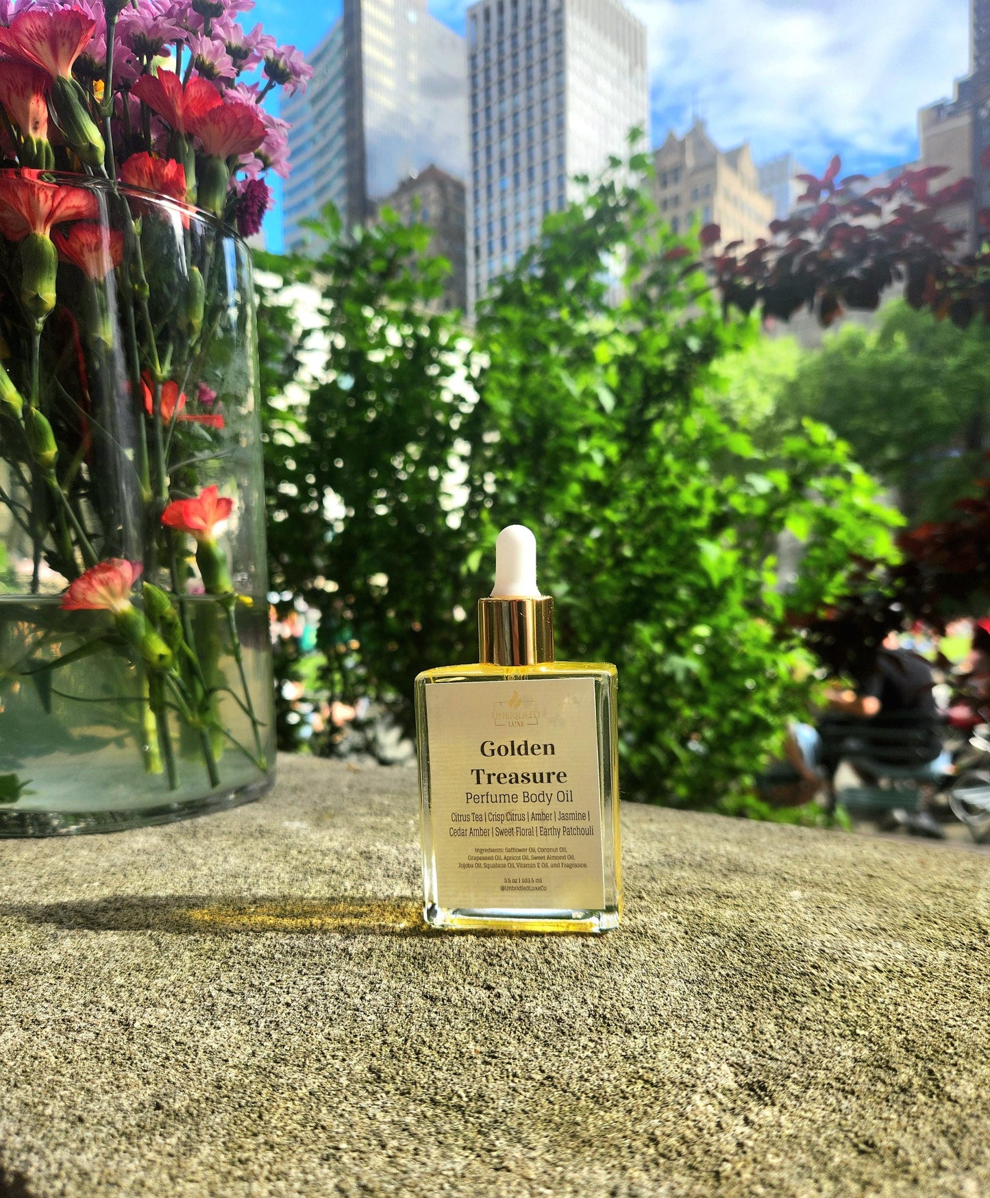 1.7 oz Perfume Body Oil ~ Golden Treasure