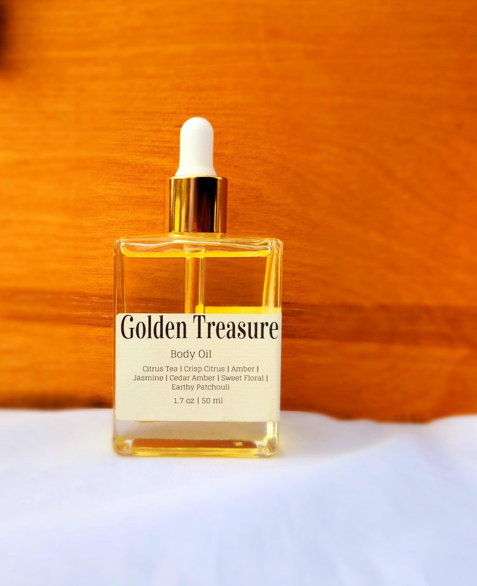 1.7 oz Perfume Body Oil ~ Golden Treasure