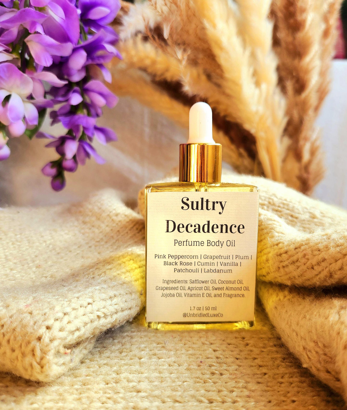 1.7 oz Perfume Body Oil ~ Mischievous Delights