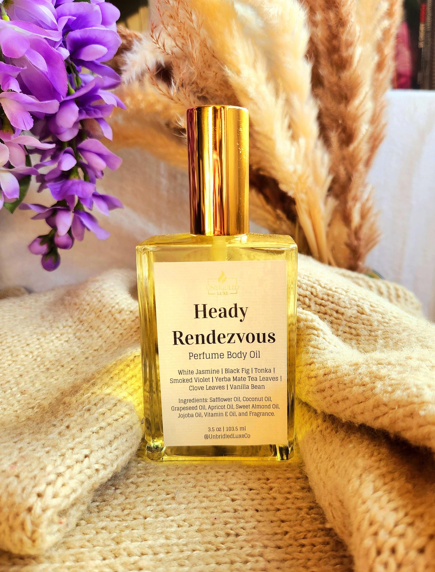 3.5 oz Perfume Body Oil ~ Floral Seduction