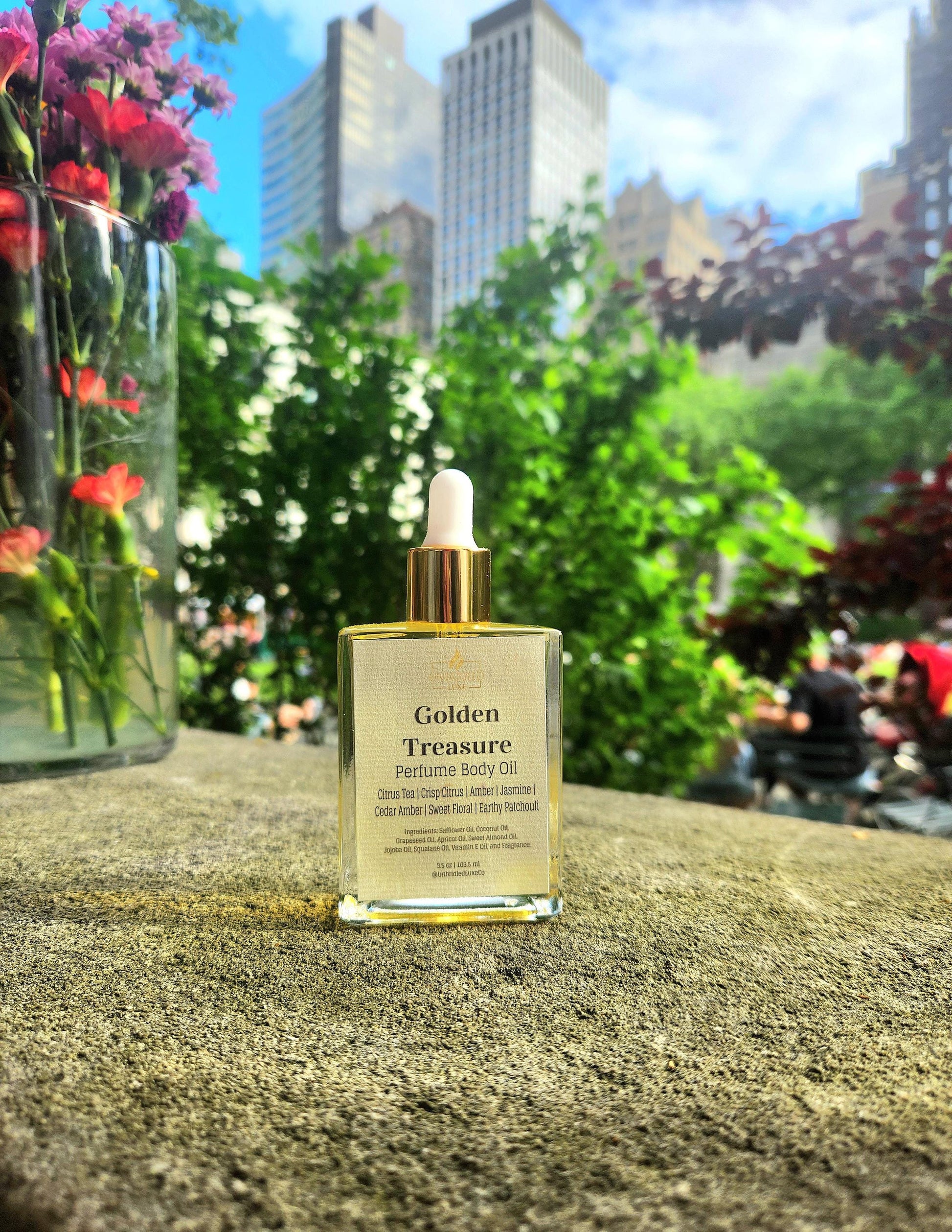 3.5 oz Perfume Body Oil ~ Golden Treasure